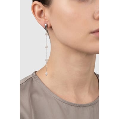 PURELEI Dewdrop Ohrringe Silver Taglia: OS | Orecchini Outlet | Donna | Grigio