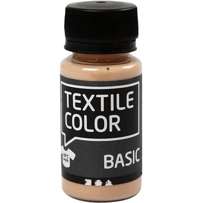 Creativ Company Textile Color Semi-opaque Textile Paint - Light Beige 50ml
