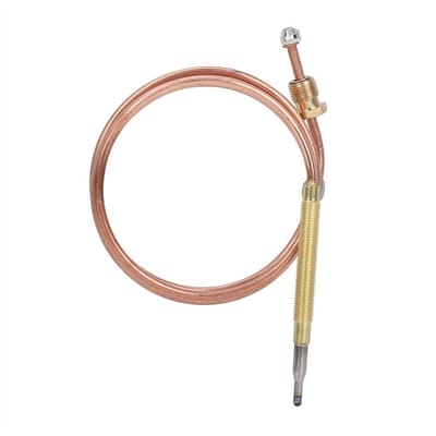 Allecto - Thermokoppel vervanging - Sensor - Gasapparaat - 35.4 inch - Open haard - Boiler - Water - Geschikt voor binnen - Zwart