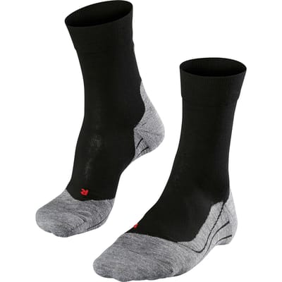 FALKE RU4 anti-blaar katoen functioneel materiaal hardloopsokken heren zwart - maat 49-50