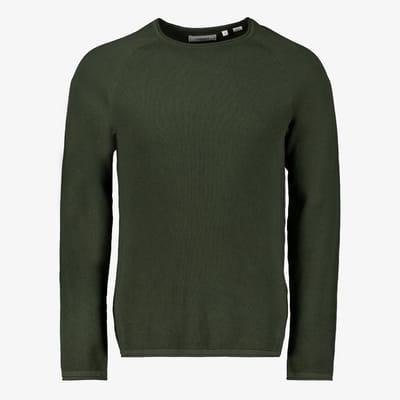 Produkt gebreide heren sweater groen - Maat S