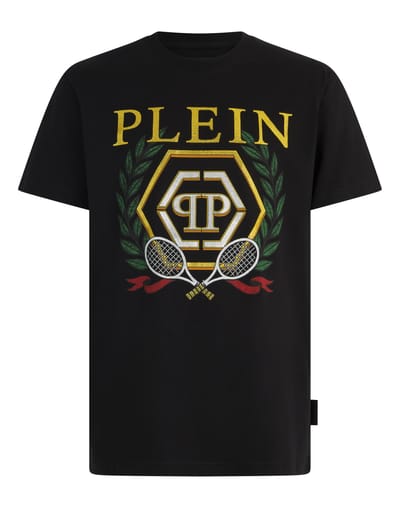 Round Neck T-Shirt Tennis Crest