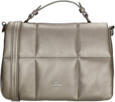 Charm London Manchester Schoudertas - Crossbody - Handtas - Schouderband - Pewter