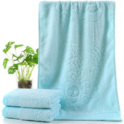 Bamboevezel Handdoek Cadeau Reclame Gezichtshanddoek Bamboehoutskoolvezel Handdoek 73*33 white