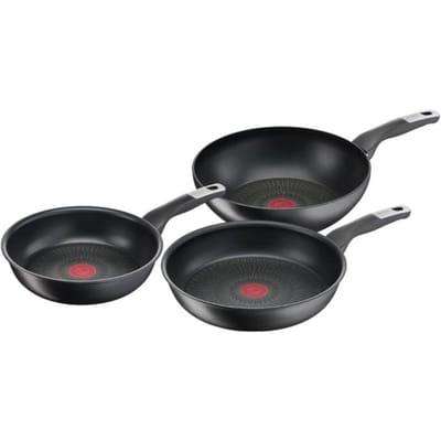 Tefal Unlimited - Pannenset - 3-delig - Inductie - Anti-aanbaklaag - Geschikt voor Alle Warmtebronnen