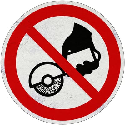 Niet met hand slijpen verbodsbord - P034 | Sign Again materiaal | 10 cm