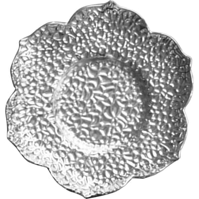 Kopjesonderzetter Geponst Patroon Warmte-isolatie Decoratieve Bronzen Onderzetter voor Huis Kantoor Restaurant Bar Zilver zilver
