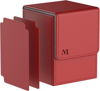 Verzamelkaartenbox met 2 scheidingsvakken voor 110 kaarten – Ideaal voor het organiseren en beschermen van speelkaarten