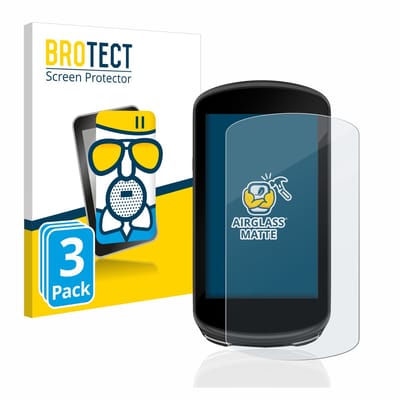 BROTECT - Screenprotector voor Garmin Edge 1030 Plus - Folie Beschermfolie Beschermglas matte 3 Stuks