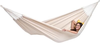 Comfortabele hangmat voor binnen en buiten, belastbaarheid 200 kg, ligoppervlak 230 x 150 cm