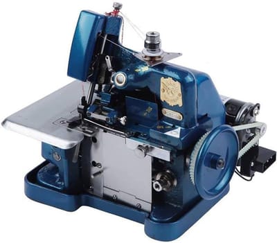 Overlockmachine - Naaimachine - Zomen en naaien - 3000 steken per minuut - 3 steekmogelijkheden - Blauw