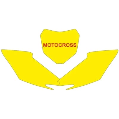 Autocollants motorfiets nummerplaat Blackbird Racing Honda CRF250R/450R