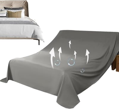 Meubelbeschermhoes - Stofafdekking - Meubels beschermen - Fijne afwerking - 2.4 x 3.5m - Grijs