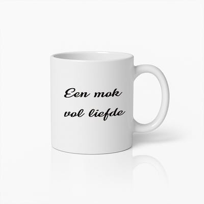 Een Mok Vol Liefde" Inspirerende Koffiemok – Perfect Cadeau Voor Geliefden