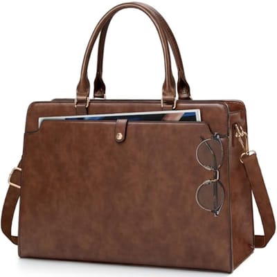 Dames Handtas - Shopper Tas - Laptop Vervoer - Ruim Interieur - 15.6 inch - Zwart