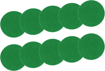 Air Hockey Vilt - Pusher Vervanging - Spel Verbeteren - Soepele Glijding - 10 Stuks - Zwart