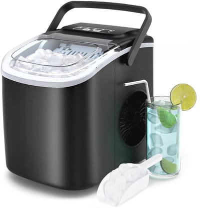 IJsblokjesmachine met Zelfreiniging en 2 Maten - Compact en Draagbaar