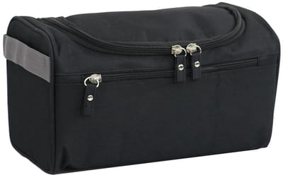 Travel Toilettas - Zwart | Organizer/Reistas | 24 x 16 x 13 cm | Polyester/Nylon | Fashion Favorite