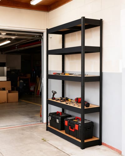 Opbergrek voor keuken - verstelbaar metalen rek - 180 x 90 x 45 cm - 5-laags