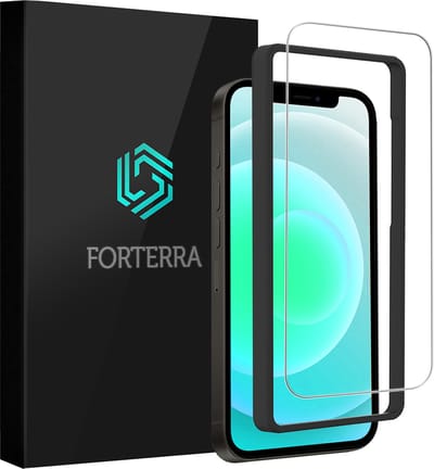 Screenprotector Geschikt voor Apple iPhone 12 - Met Installatie Frame - Beschermglas - Gehard Glas - Tempered Glass - Screen Protector