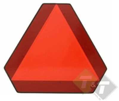 Langzaam verkeersbord - Markeringsbord - Gevarendriehoek