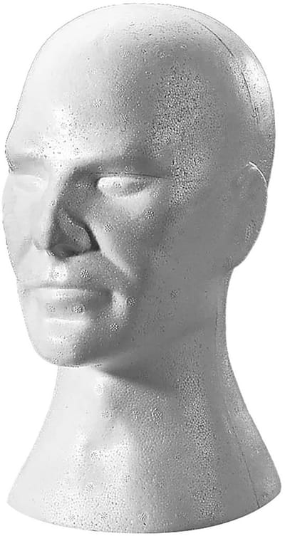 Pruikenhoofd Man