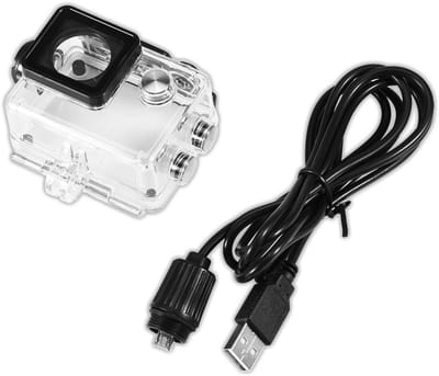 Waterdichte Actie Camera Case met USB Oplaadfunctie en Accessoires voor Sportcamera's - Ideaal voor Avontuurlijke Activiteiten en Bescherming