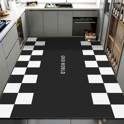 PVC Keuken Dikke Matten Waterdicht Huisdecoratie Vloerkleed Groot Anti-vet Voetmat Antislip Tapijt Moderne Woonkamer Tapijten 80*120cm