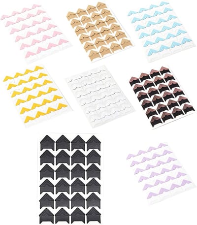 Set van 192 Zelfklevende Fotohoeken voor Fotoalbums, Scrapbooking en DIY Projecten - Transparante Plakhoeken voor Foto's