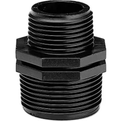 Ubbink - Verloopnippel 2x buitenschroefdraad 1" x 1/2" - pomp- en filteraccessoires