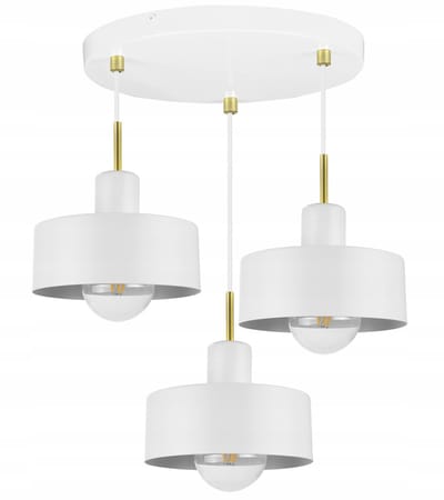 Light-Home BARCELONA - Hanglamp 3-Lichts - Metaal Design - Hoogte Verstelbaar - E27