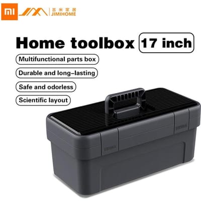 Xiaomi JIMI Gereedschapskist 17 inch Waterdichte Heavy Duty Gereedschapskist & Kofferbak Organizer Handdraagbaar Gereedschap