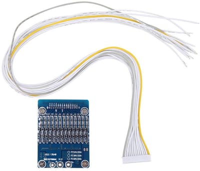 BMS Li-Ion Accu Beschermmodule 13S 48V 20A met Balansfunctie en Dubbele Beveiliging