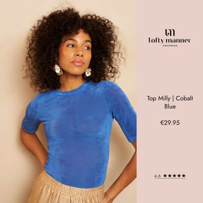 Top Milly | Cobalt Blue