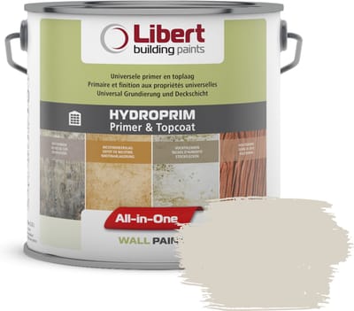 Libert Hydroprim – Isolerende Primer & Afwerkingslaag – 2-in-1 – Binnenmuurverf – Freedom PE004 – 10L
