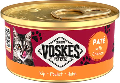 Voskes Paté Kattenvoer - Tonijn - 24 x 85 g