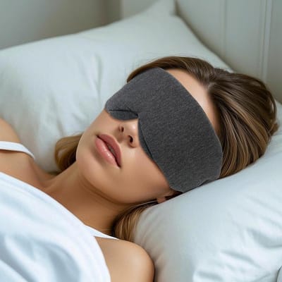 Comfortabel 3D Oogmasker voor Diepe Slaap en Reizen - Lichtblokkering en Drukvrij
