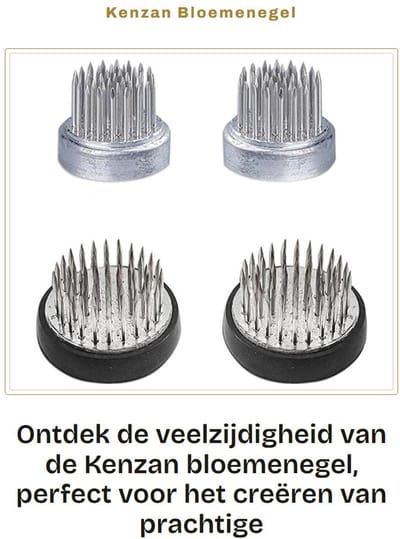 Dailygoods- Kenzan Bloemenegel - Sterk/Duurzaam - Bloemenarrangement - Ikebana - Bloem Kikker - Geschikt voor Kunstcreatie - Bloemkikker