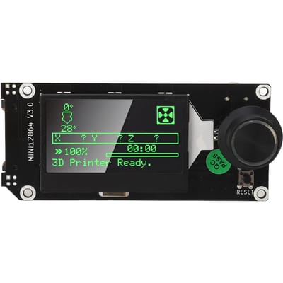 LCD Grafisch Smart Display Controlebord Mini12864 V3 3D Printer Smart Controller met Opslagkaart