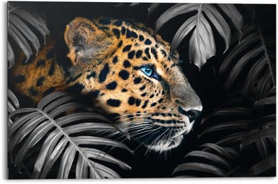 Schilderij Luipaard - 60 x 90 - Hout - REINDERS