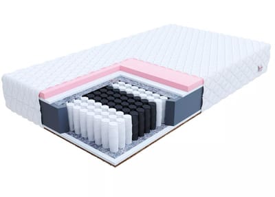 FDM® VIGO MAX Matras 100x200 cm - Hoogte 28 cm H3 en H4 - Pocketvering Matrassen - Dubbelzijdig - 7 zones - Antiallergisch