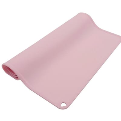 Kwaliteit Waterdichte Antislip Huisdiermat voor kat Kleur Siliconen Huisdiervoermat Huisdierbak Drinkwater Pad Hondenvoermat Gemakkelijk Schoonmaken 41x31cm