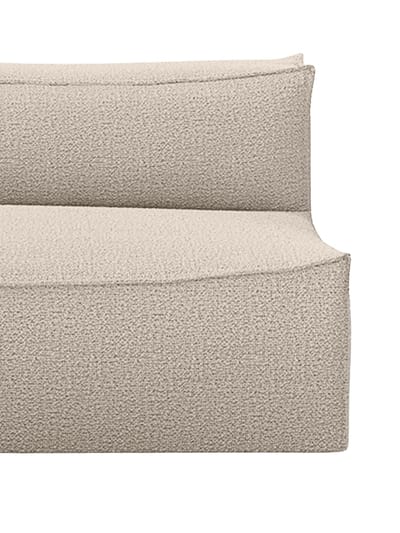Ferm Living Catena Sofa - Module met armleuningen - Wool Bouclé - links - L