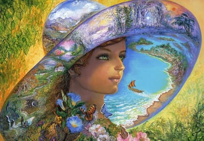 Grafika puzzel Hat of Timeless Places - 1000 stukjes legpuzzel.