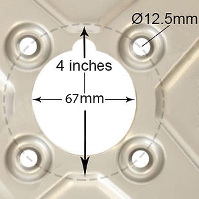 18.5x8.50-8 Achterasband en wielset 4x4” PCD, geschikt voor de openbare weg, draagvermogen 425 kg