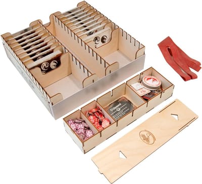 Kaartspel Organizer - Bewaarbox Spel - Kaarten Sorteren - Compact Ontwerp - 25x25x5 cm