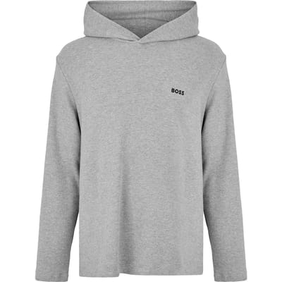Boss Hoodie met wafelpatroon voor heren (Grijs)