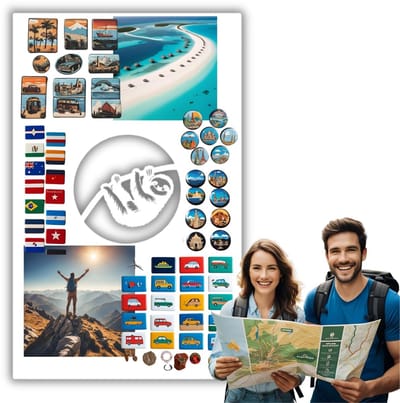 Anwicar Rechthoekige Magneet Bord - Magnetisch memobord - Magnetisch prikbord - Zwart - 30x50 cm