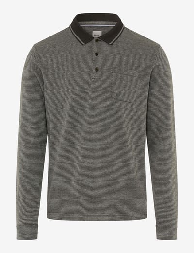 Brax Heren Poloshirt  Style PHARELL pine, groen, maat M