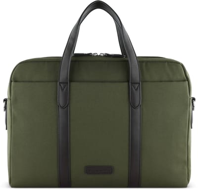 bugatti business tas met laptopvak Maro Business Bag Olive olijfgroen